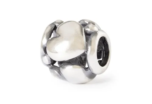 TROLLBEADS Silberbead Für immer nah – 925 Sterlingsilber - Eleganter Silberbead aus 925 Sterlingsilber, handgefertigt und geschwärzt. Ideal für Bettelarmbänder oder Halsketten, verleiht jedem Schmuckstück eine persönliche Note.