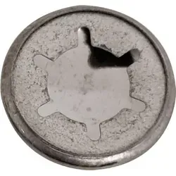 WESCO Starlock Kappe 8011942 für Kickmaster, chrom, 1 Stk. - Silber