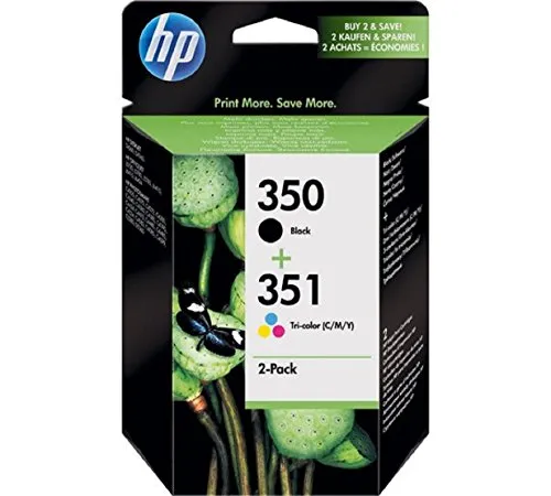 HP SD 412 EE Tintenpatronen No. 350 und 351