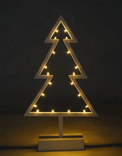 TrendLine LED Silhouette Tanne Lichterbaum - Stimmungsvolle LED Silhouette in Tannenform, ideal für festliche Dekoration und stimmungsvolle Beleuchtung im Innenbereich.