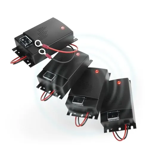 greate 4X Marderschreck Auto mit 12V Batterieanschluss - Ultraschall-Schädlingsbekämpfungsmittel für Autos - Effektive Marderabwehr durch unangenehme Schallfrequenzen, die für Menschen kaum hörbar sind. Einfache Installation und langfristiger Schutz für Ihr Fahrzeug.