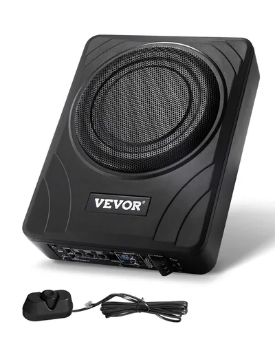 VEVOR Untersitz-Auto-Subwoofer 300W - Car-HiFi-Lautsprecher mit schlankem Design, liefert kraftvollen Bass und ist ideal für Platzsparende Installationen im Auto.