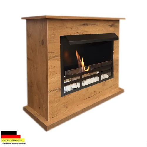 Gelkamine Ethanolkamin Yvon Deluxe Royal - Eleganter Braunfarbener Gel-Kamin, ideal für gemütliche Abende und ohne Schornstein, perfekt für jedes Zuhause.