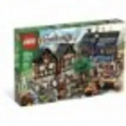 Lego Medieval Market Village - Mittelalterlicher Marktplatz - LEGO Set für kreative Bauabenteuer, mit 1601 Teilen und 8 Minifiguren, ideal zur Erweiterung deiner Castle-Sammlung!