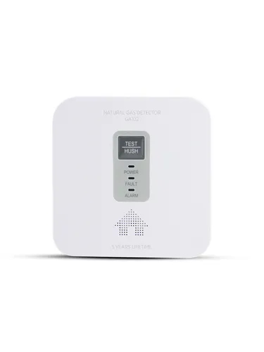 GA102 GAS ALARM 12V + 230V - Gasmelder für Zuhause und Ferienhaus, warnt effektiv vor brennbaren Gasen wie Erdgas und Propan. Verbindung über 12V oder 230V möglich, inkl. Adapter und einfacher Testfunktion.
