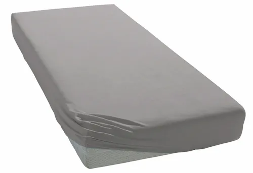 Otto Home Spannbettlaken "BLACKBERRY in BASIC und PREMIUM Qualität, 100% Baumwolle", grau, B/L: 180cm x 200cm, 1 Stk., Jersey (110 g/m²), 180x200 28cm
