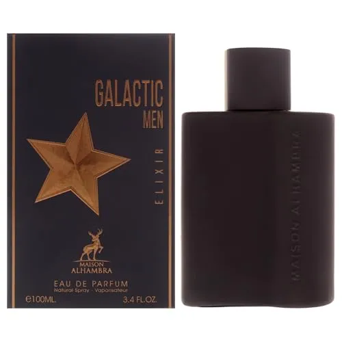 Maison Alhambra Galactic Elixir Men Eau de Parfum 100ml - Unisex Eau de Parfum mit 100 ml, bietet ein einzigartiges Dufterlebnis, das die Sinne verzaubert und für jeden Anlass geeignet ist.