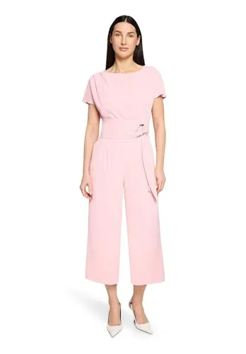 Betty Barclay Damen Jumpsuit mit Eingrifftaschen 38, Pink Dolphin - Eleganter Damen Jumpsuit in Pink Dolphin. Mit praktischen Eingrifftaschen und femininem U-Boot-Ausschnitt. Ideal für stilvolle Anlässe und den Alltag.