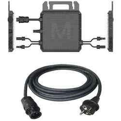 Paket.ag Wechselrichter HSEU 800 D – 800 Watt für Balkonkraftwerke - Leistungsstarker Paket.ag HSEU 800 D Wechselrichter für Balkonkraftwerke. Mit WiFi und APP-Anbindung für einfache Überwachung. Kompakt und effizient, ideal für eine zuverlässige Stromumwandlung.