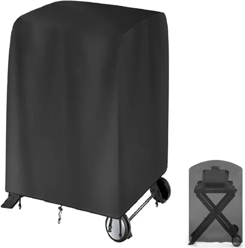 bruwaa Grillabdeckung für Ninja Woodfire Grill [OG701EU] – Wasser- und staubdicht mit verstellbaren Kordeln - Schützen Sie Ihren Grill mit der bruwaa Grillabdeckung aus robustem 420D Oxford-Gewebe. Die verstellbaren Kordeln und Schnallen sorgen für einen sicheren Halt, damit Ihr Grill bei jedem Wetter optimal geschützt ist.