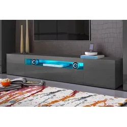 INOSIGN Lowboard Egypt, Breite 200 cm, anthrazit Hochglanz