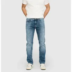 MAC JEANS Arne Modern Fit Business Hose blau 35/34 - Moderne Business Hose mit geradem Bein und klassischer Optik. Hochwertige Materialzusammensetzung für optimalen Tragekomfort und Vielseitigkeit im Alltag.