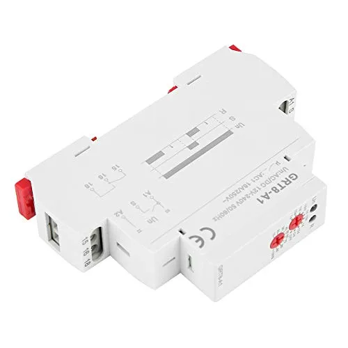 Zeitrelais Einschalt Verzögerungszeitrelais GRT8-A1 DIN-Schienentyp AC/DC 12V ~ 240V