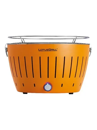 G340 BBQ-Grill - Kohlegrill in Mandarin Orange, ideal für gesellige Grillabende im Freien mit intensiven Grillgeschmack.