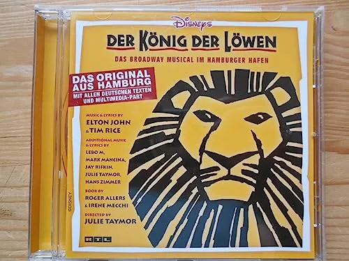 Der König der Löwen (Deutsche Version) - Musik & Tonaufnahmen - Hochwertige Musikaufnahme des Disney-Klassikers in erstklassigem Zustand, ideal für Sammler und Fans.