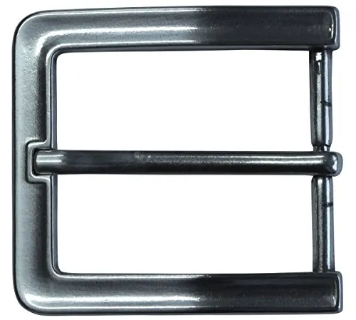 BELTINGER Gürtelschnalle Schlicht 4,0 cm - Hochwertige Gürtelschließe für Wechselgürtel - Gürtel - Robuste Gürtelschnalle aus massivem Metall (Zamak) mit eleganter Versilberung, ideal für Wechselgürtel bis 4 cm Breite, für Damen und Herren in verschiedenen Stilen.