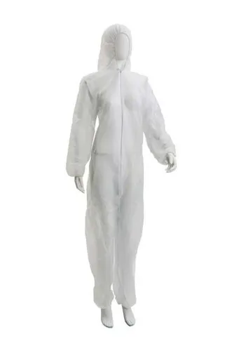 Ampri Einweg Maleroverall Maler-Overall Schutzanzug mit Kapuze Weiß Größe XXL