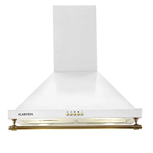 Montblanc 60 Dunstabzugshaube 610m³/h - Dunstabzugshaube mit 610m³/h, ideal für frische Luft in der Küche, elegant in Weiß und mit 2x1,5W LED-Beleuchtung für optimale Sicht beim Kochen.