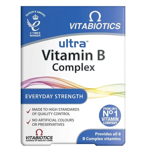 Ultra Vitamin B Complex suplement diety 60 tabletek Vitabiotics 5021265244072