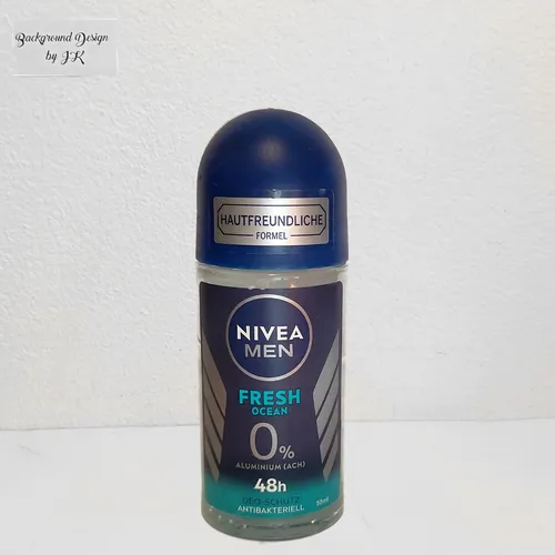 Nivea Men Fresh Ocean 48h Roll On - Aluminiumfreies Deo - Deo Roll-On für Herren, 50 ml, mit erfrischendem Meeresduft und 48h Schutz, ideal für empfindliche Haut, ohne Aluminium.
