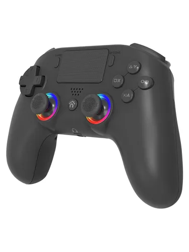 Subsonic Kabelloser Controller für PS4 - Ergonomischer Bluetooth-Controller mit Vibration und Gaming-Headset-Anschluss - Gamepads & Standard-Controller für PlayStation 4 – Komfortables Design, 9-10 Stunden Akkulaufzeit und coole LED-Beleuchtung für ein intensives Gaming-Erlebnis.