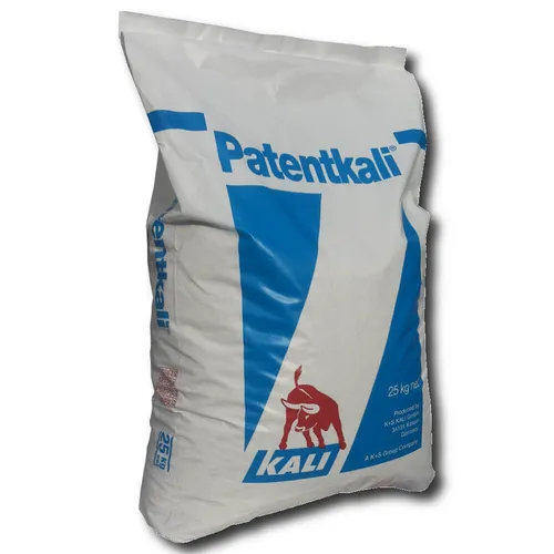 Patentkali Kalidünger 25 kg für Gemüse und Universalanwendungen - Mineralischer Granulatdünger mit Kalium und Magnesium, ideal für gesunde Pflanzen in Frühling, Sommer und Herbst.