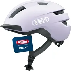 ABUS PURL-Y Fahrradhelm Gr. L - Lavendel - Stylischer City-Helm für Erwachsene, ideal für E-Bike und S-Pedelec, mit extra tiefem Heckschutz und individuell anpassbarem Verstellrad für optimalen Komfort.