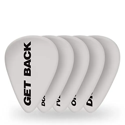 D'Addario Beatles Gitarrenplektren, Get Back, Medium, 10er Set