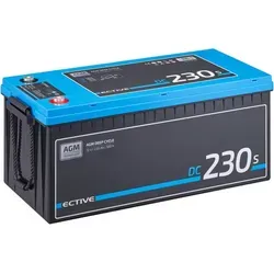 ECTIVE DC 230S AGM Deep Cycle - 230Ah Versorgungsbatterie mit LCD-Anzeige - Solarenergie-Zubehör mit wartungsfreier, korrosionsbeständiger AGM-Batterie für zuverlässige Stromversorgung beim Camping oder in Fahrzeugen.