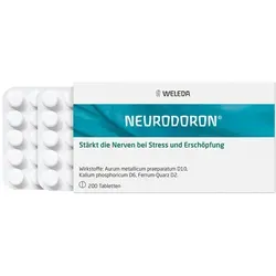 Neurodoron Tabletten gegen Stress und innere Unruhe - Arzneimittel zur Stärkung der Nerven bei stressbedingter Erschöpfung, hilft bei Nervosität und Schlafstörungen für mehr innere Ruhe und Balance.