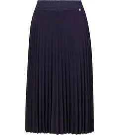 Plisseerock RICHROYAL für Damen, Größe 36, tiefblau - Femininer Plisseerock von RICHROYAL, ideal für legere und schicke Looks. Der elastische Bund und der leichte Webstoff bieten hohen Tragekomfort. Perfekt für jeden Anlass!