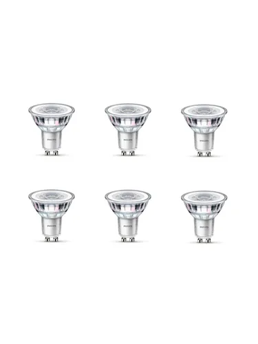 Philips LED-Lampe Classic 3,5W/827 (35W) 36° 6-pack GU10
