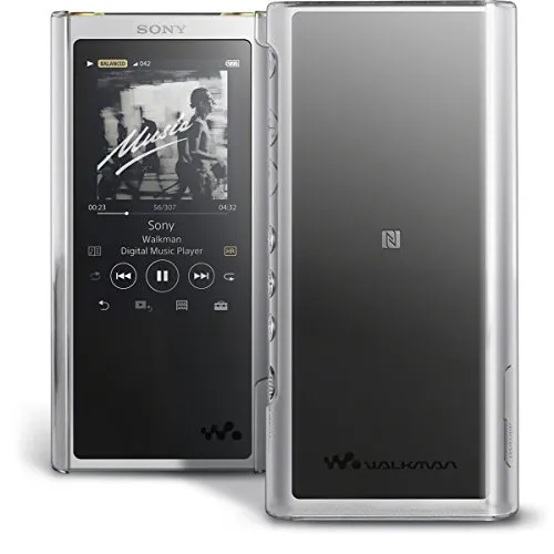 igadgitz Transparent Klar Hartplastik Etui Tasche Schutzhülle für Sony Walkman NW-ZX300 MP3-Player Schale Case Cover + Displayschutzfolie
