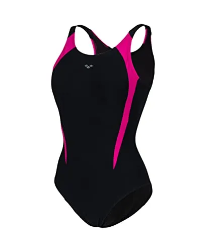 ARENA Damen Bodylift Badeanzug Lola U Back B-Cup - Bademode mit figurformender Bodylift Technologie für einen perfekten Shapingeffekt, chlorbeständig und UV-geschützt, ideal für Schwimmen und Wassergymnastik.