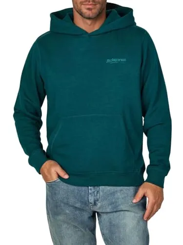 JACK & JONES Hoodie Herren Relaxed Fit JWHINTERLUDE - Modischer Kapuzenpullover in Relaxed Fit aus robuster Baumwollmischung. Ideal für Alltag und Freizeit, warm und gemütlich für die kalte Jahreszeit. Erhältlich in vielen Größen und Farben.