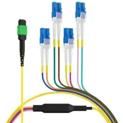MTP©/APC(F)-LC Trunkkabel OS2 8 Fasern - 2m - Sonstige Elektroinstallationsartikel, hochwertiges LSZH Trunkkabel für optimale Signalübertragung und reduzierte Brandgefahr.