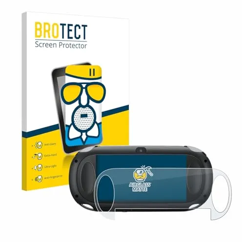 BROTECT Entspiegelungs Schutzglas für Sony Playstation PCH-1000-Serie PS Vita Touchpad (Rückseite) Schutzfolie Panzer Folie Glas Matt [Kratzfest 9H]