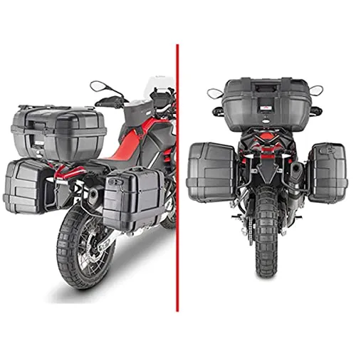 Givi One-Fit PLO_ _ _MK Kofferträger Monokey - Fahrzeugspezifischer Stahlrohr-Seitenkofferträger für MONOKEY® Seitenkoffer, max. Belastung 10 kg pro Koffer, ideal für eine sichere und flexible Gepäcklösung auf Motorrädern.