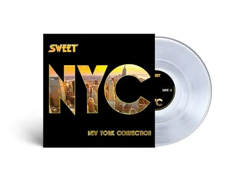 Sweet - New York Connection - Crystal Clear Vinyl LP - Schallplatten, limitierte Edition in klarem Vinyl für Sammler und Rock-Fans, mit mintem Zustand für besten Klang.
