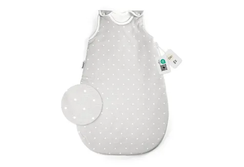 Ehrenkind® Babyschlafsack 2.5 TOG | Bio-Baumwolle | Ganzjahres Schlafsack Gr. 74/80 Grau - Kuscheliger Ganzjahres Babyschlafsack aus GOTS-zertifizierter Bio-Baumwolle. Atmungsaktiv und perfekt für jede Jahreszeit. Hygienisch waschbar und unisex, ideal für unterwegs.