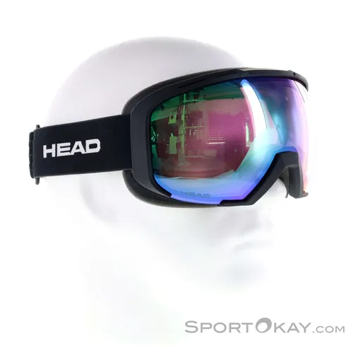 Head OTG 5K Photo Skibrille - Schwarz - One Size - Optimal für Brillenträger: Die Head OTG 5K Photo Skibrille bietet Platz für Korrekturbrillen und sorgt dank photochromer Technologie für klare Sicht bei wechselnden Lichtverhältnissen. Ideal für den Wintersport!
