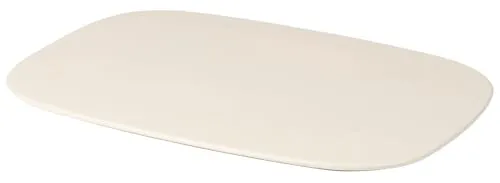 Broste Copenhagen Servierteller Vils Off White 30 x 22 cm - Eleganter Servierteller aus Steingut, perfekt für Antipasti und Käsevariationen. Jedes Stück ist ein Unikat und überzeugt durch zeitloses Design von Maria Berntsen.