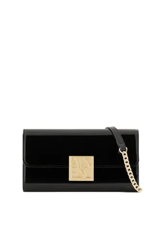 Armani Exchange Amy Umhängetasche 19 cm Schwarz - Stilvoll & Praktisch - Elegante Umhängetasche von Armani Exchange, 19 cm groß, ideal für den täglichen Gebrauch. Sie bietet genügend Platz für Ihre Essentials und setzt modische Akzente.