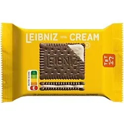 Leibniz Kekse Keks'n Cream Milk, 100 Pack - Gebäck u. Kekse mit zarter Milchcreme zwischen Kakaokeksen, perfekt für Catering und Veranstaltungen. Verpackung zu 100% recyclefähig.