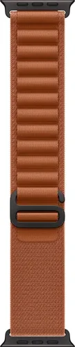 APPLE 49 mm Alpine Loop (M) - Terracotta Ersatzarmband - Smartwatch Zubehör mit robustem Alpine Loop aus gewebten, nahtlosen Schichten. Der korrosionsbeständige Titan-G-Haken sorgt für einen sicheren Sitz und hohe Langlebigkeit.