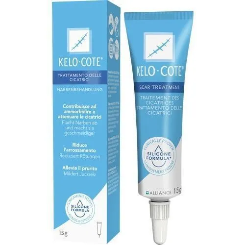 KELO-COTE Narbengel 15 g - Silikongel zur effektiven Narbenbehandlung, flacher und glatter für sichtbar bessere Hautpflege