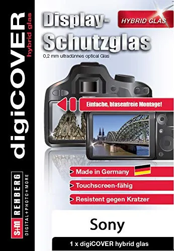digiCOVER Hybrid Glas Displayschutz made for Sony Alpha 6000/6300 / 6500