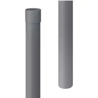INEFA Regenfallrohr DN 50 - Effiziente Dachentwässerung - Fallrohre für Dachentwässerung, aus hochwertigem, witterungsbeständigem PVC-U Kunststoff, inklusive Steckmuffe für einfache Montage und sichere Ableitung von Regenwasser.