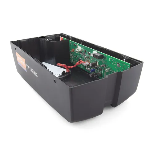 EcoStar Garagentorantrieb Liftronic 700-2 mit 2 Handsender - Außenanbau, leistungsstarker Garagentorantrieb mit einfacher Bedienung durch 2 Handsender und Innentaster für maximalen Komfort.