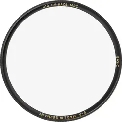 B+W UV-FILTER MRC BASIC 60mm - Objektivfilter, schützt die Frontlinse vor Flugsand, Staub und Spritzwasser, während störende UV-Anteile des Tageslichts effektiv gesperrt werden.